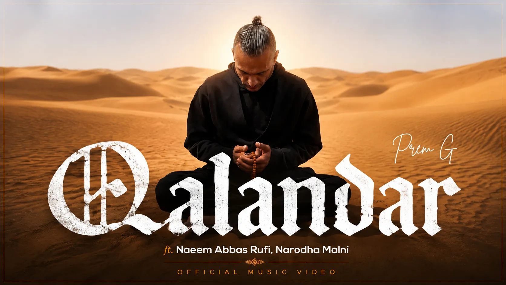 Qalandar by Prem G ft. Naeem Abbas Rufi & Narodha Malni — official cover art